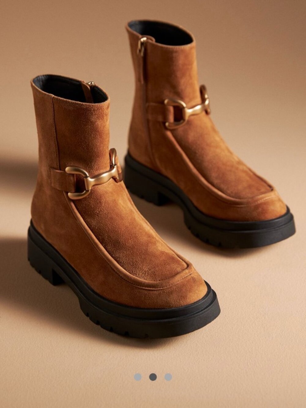 Bibi Lou Zagreb Stompy Suede Chelsea Boot 7-7.5 38 EU